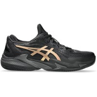 Zapatillas Asics Court FF 3 Novak Clay Night Energy Negro Oro  Oferta + Barato