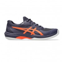 Zapatillas Asics Game FF Clay Azul Indigo Naranja  Oferta + Barato