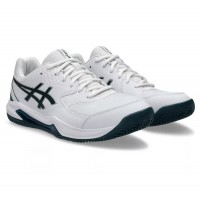 Asics Gel Dedicate 8 Clay White Green Saxon Sneakers  Offer + Cheap