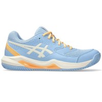 Asics Gel Dedicate 8 Padel Blue Stone Cream Women''s Shoes  Offer + Cheap