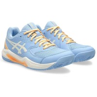Asics Gel Dedicate 8 Padel Blue Stone Cream Women''s Shoes  Offer + Cheap