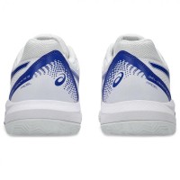 Asics Gel Dedicate 8 Padel Sneakers White Cobalt Blue  Offer + Cheap