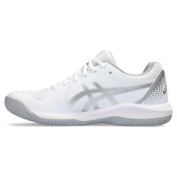 Zapatillas Asics Gel Dedicate 8 Padel Blanco Gris Mujer  Oferta + Barato
