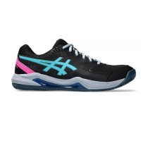 Zapatillas Asics Gel Dedicate 8 Padel Negro Aqua  Oferta + Barato