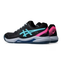 Zapatillas Asics Gel Dedicate 8 Padel Negro Aqua  Oferta + Barato