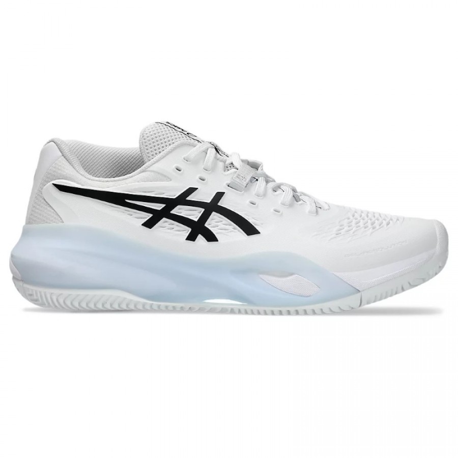Asics Gel Resolution X Clay White Black Sneakers  Offer + Cheap