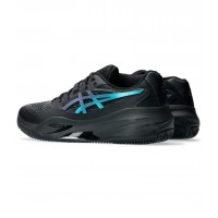 Tênis Asics Gel Resolution X Clay Preto Azul