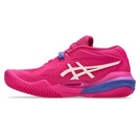 Zapatillas Asics Gel Resolution X Clay Rosa Brillante Crema Mujer