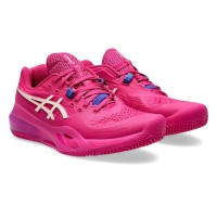 Zapatillas Asics Gel Resolution X Clay Rosa Brillante Crema Mujer