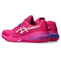 Zapatillas Asics Gel Resolution X Clay Rosa Brillante Crema Mujer