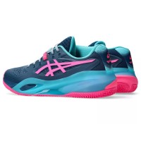 Asics Gel Resolution X Padel Blue Mako Pink Sneakers  Offer + Cheap