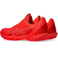 Asics Solution Speed FF 3 Clay Red Coral Sneakers  Offer + Cheap