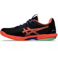 Zapatillas Asics Solution Speed FF 3 Padel Negro Coral  Oferta + Barato