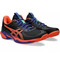 Zapatillas Asics Solution Speed FF 3 Padel Negro Coral  Oferta + Barato