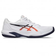 Zapatillas Asics Solution Swift FF 2 Clay Blanco Azul Naranja
