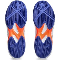 Baskets Asics Solution Swift FF 2 Padel Blanc Cobalt  Offre - Pas cher