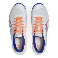 Baskets Asics Solution Swift FF 2 Padel Blanc Cobalt  Offre - Pas cher
