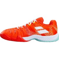 Zapatillas Babolat Movea Mandarina Blanco  Oferta + Barato