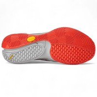 Tênis Bullpadel Paquito Navarro Hack Vibram 25V Cinza Claro  Oferta + Barato