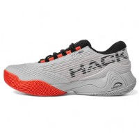 Tênis Bullpadel Paquito Navarro Hack Vibram 25V Cinza Claro  Oferta + Barato