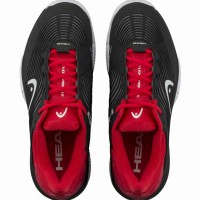 Head Revolt Pro 4.5 Clay Preto Sapatilhas Vermelhos  Oferta + Barato