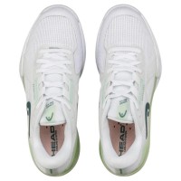 Zapatillas Head Sprint Pro 4.0 Clay Blanco Verde Claro Mujer  Oferta + Barato
