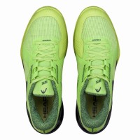 Sneakers Head Sprint Pro 4.0 Clay Lime Bleu Marine  Offre - Pas cher