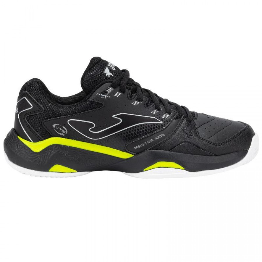 Joma Master 1000 2501 Noir Jaune Baskets  Offre - Pas cher