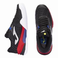 Zapatillas Joma Roland 2401 Negro Rojo  Oferta + Barato
