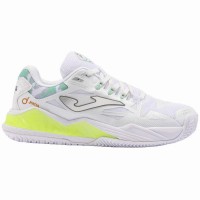 Zapatillas Joma Spin 2402 Blanco Verde Mujer  Oferta + Barato