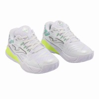 Zapatillas Joma Spin 2402 Blanco Verde Mujer  Oferta + Barato