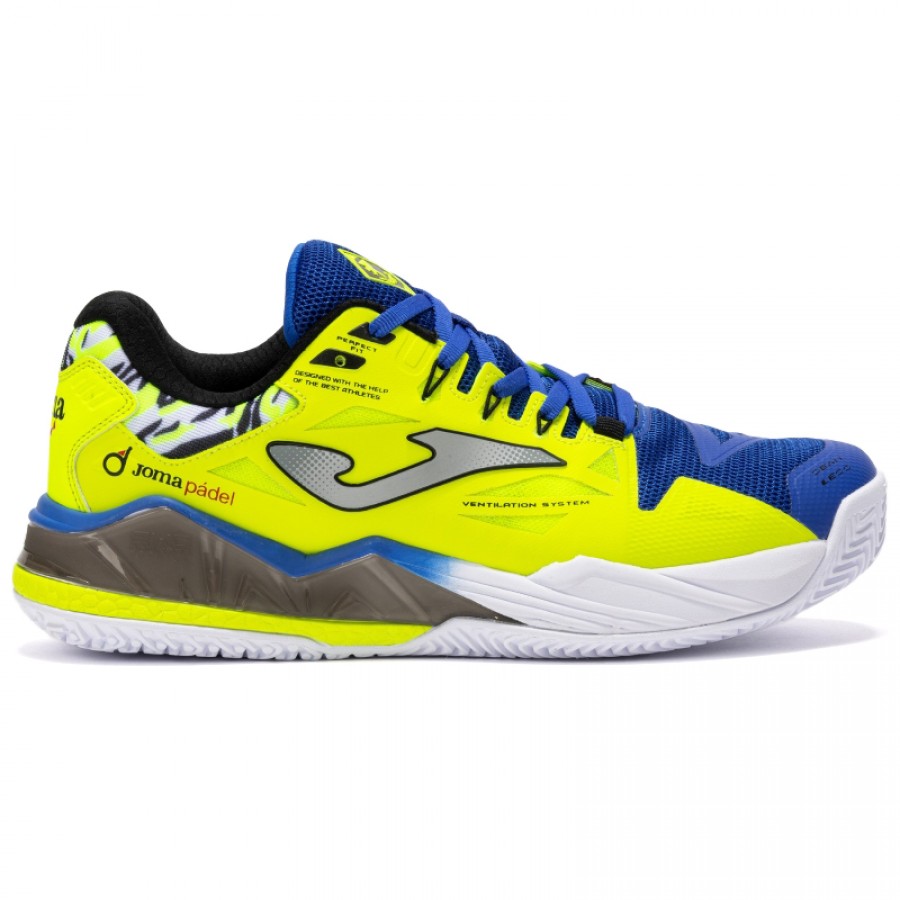 Joma Tênis Spin 2509 Royal Yellow  Oferta + Barato