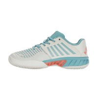 Zapatillas Kswiss Express Light 3 HB Blanco Turquesa Mujer  Oferta + Barato