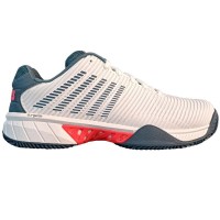 Kswiss Hypercourt Express 2 HB Terre battue Blanc Vert Baskets  Offre - Pas cher