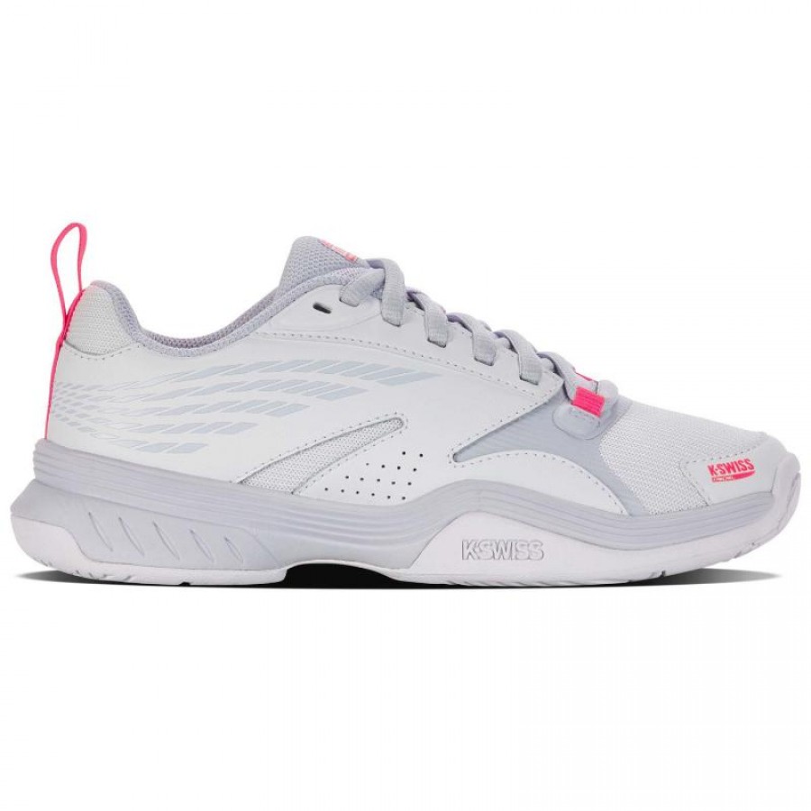 Kswiss Speedex Padel branco neon rosa sapatos femininos  Oferta + Barato