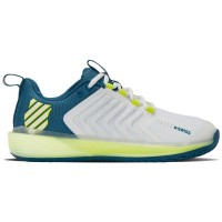 Tênis Kswiss Ultrashot 3 Flautor Amarelo Azul Branco  Oferta + Barato