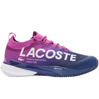 Baskets Lacoste AG-LT25 Lite 125 Bleu Foncé Rose  Offre - Pas cher