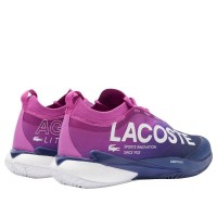 Baskets Femme Lacoste AG-LT25 Lite Clay Pink Bleu Foncé  Offre - Pas cher