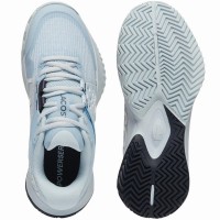 Baskets Femme Lacoste Power Server 125 Bleu Clair  Offre - Pas cher