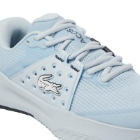 Baskets Femme Lacoste Power Server 125 Bleu Clair  Offre - Pas cher