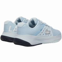 Baskets Femme Lacoste Power Server 125 Bleu Clair  Offre - Pas cher