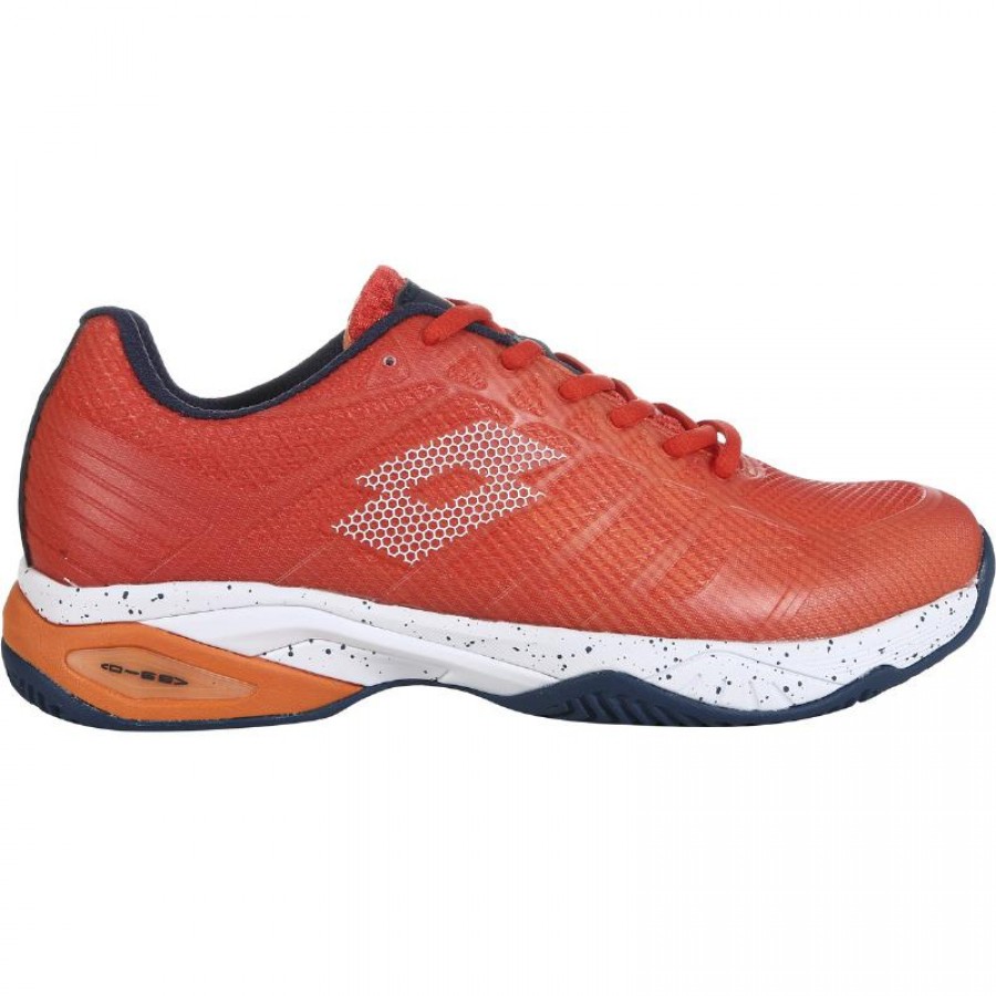 Baskets Lotto Mirage 300 III CLY Orange Blanc  Offre - Pas cher