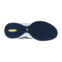 Tenis Lotto Superrapida 400 IV Branco Amarelo Amarelo Azul Denim  Oferta + Barato
