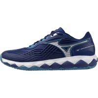 Baskets Mizuno Wave Enforce Tour 2 TERRE BATTUE Bleu Blanc  Offre - Pas cher