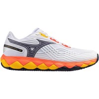 Mizuno Wave Enforce Tour 2 Clay White Blue Coral Sneakers