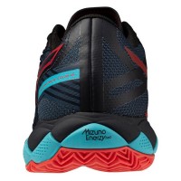 Mizuno Wave Enforce Tour 2 Padel Preto Azul Vermelho Tênis  Oferta + Barato