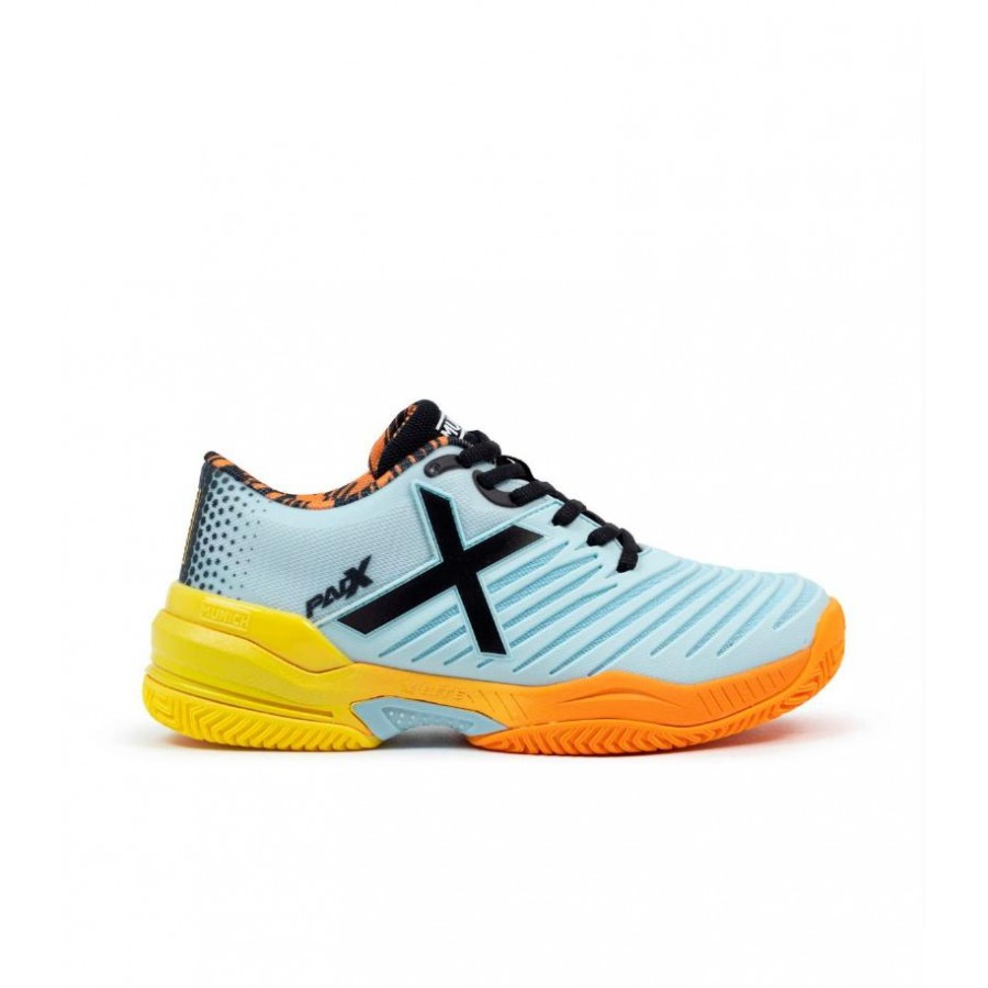Munich Padx 58 Padel Sneakers Gray Orange Women  Offer + Cheap