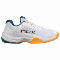 Nox ML10 Hexa Abricot Blanc Baskets  Offre - Pas cher