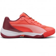 Puma Nova Court Rouge Bordeaux Blanc Sneakers