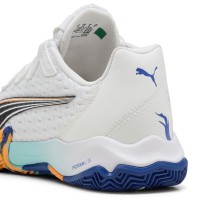 Puma Nova Elite Blanc Noir Bleu Baskets  Offre - Pas cher